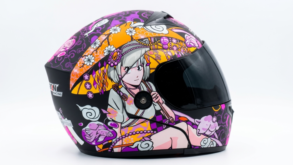 Casco De Motocicleta Iron Racing Certificacion DOT Talla L