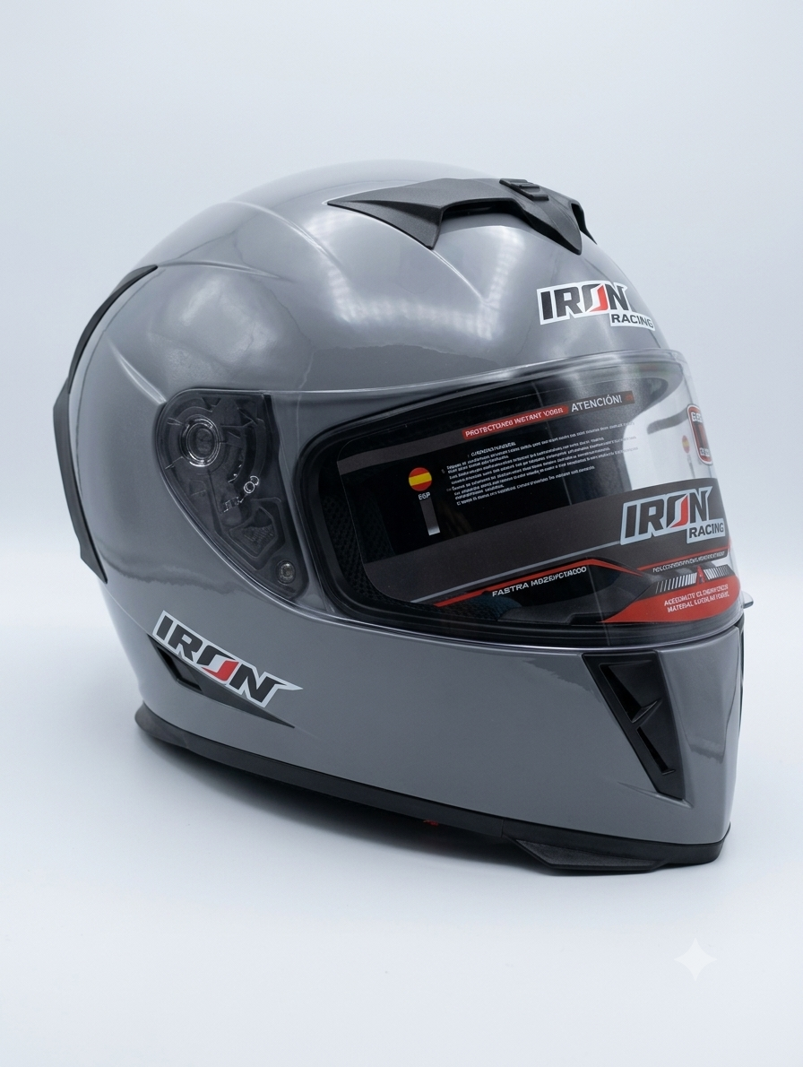 Casco De Moto Iron Racing Certificacion DOT Talla M