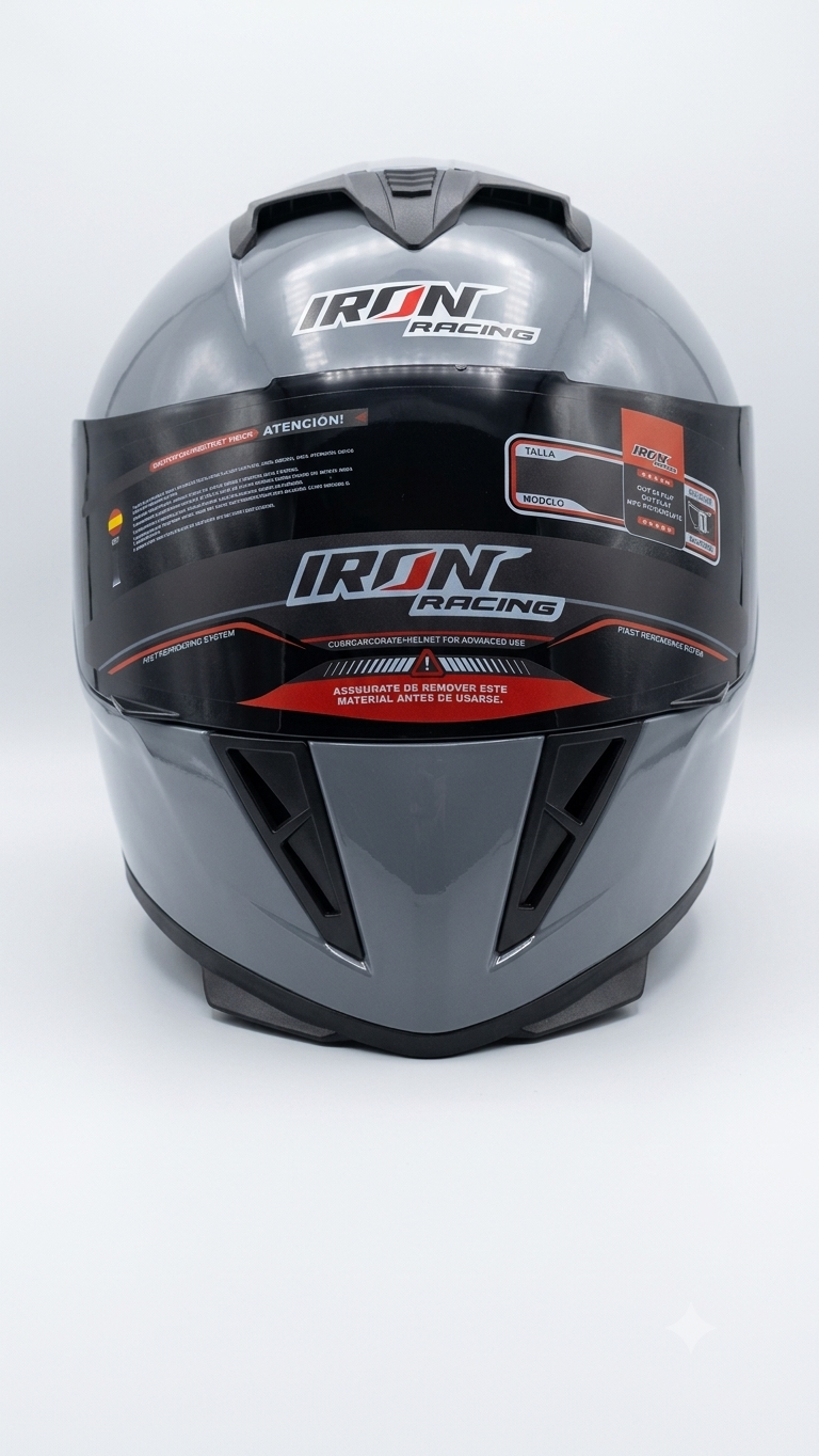 Casco De Moto Iron Racing Certificacion DOT Talla M - Imagen 2