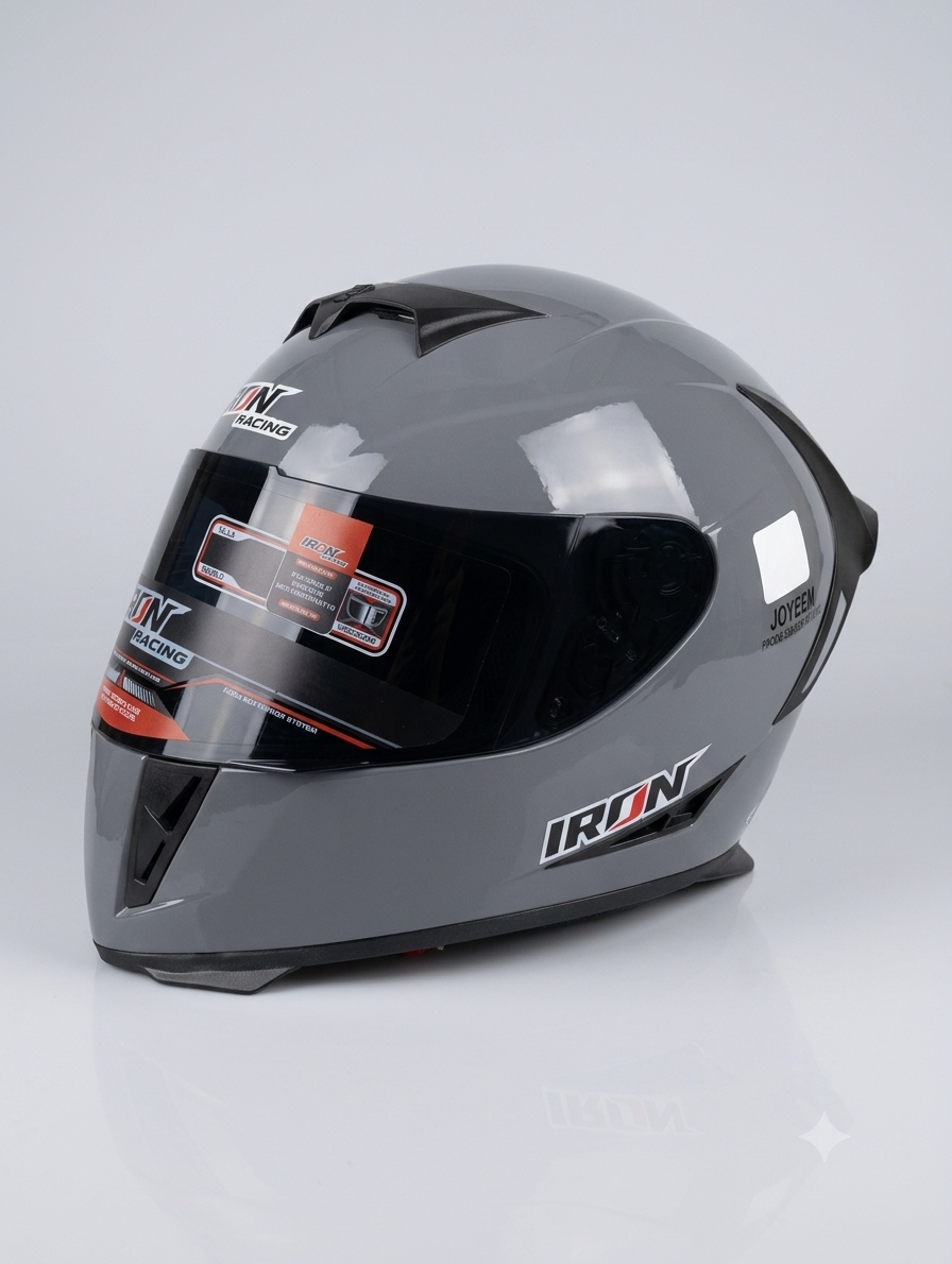 Casco De Moto Iron Racing Certificacion DOT Talla M - Imagen 3