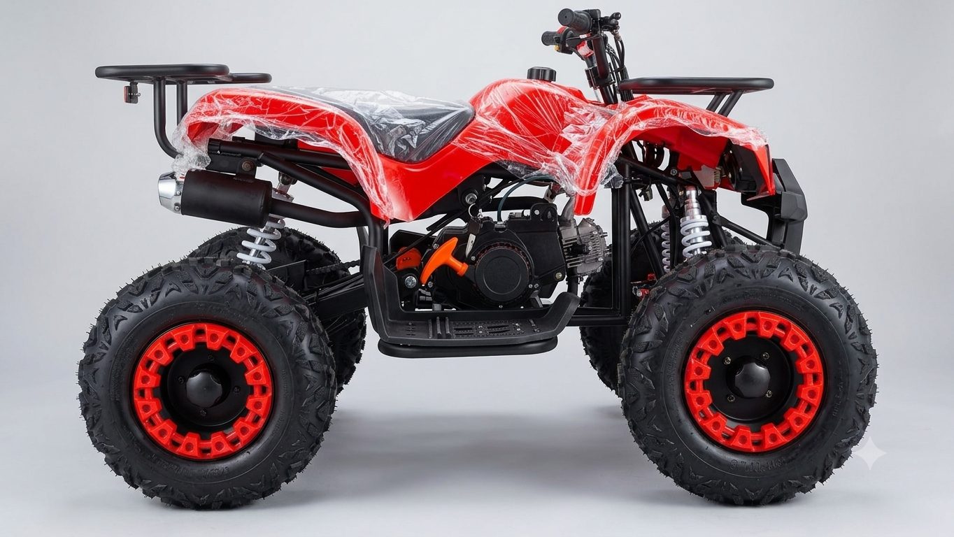 Cuatrimoto Infantil Color Roja Motor 50cc - Imagen 3