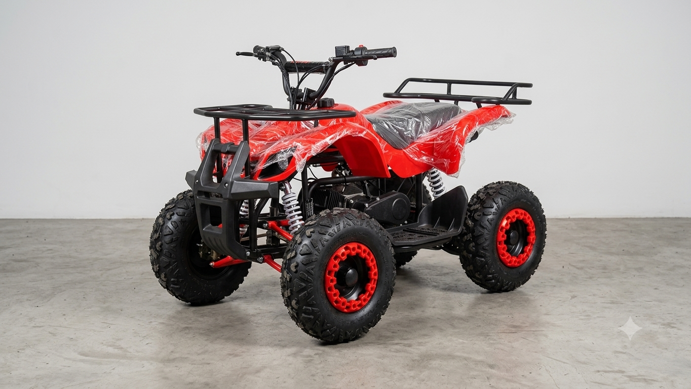 Cuatrimoto Infantil Color Roja Motor 50cc