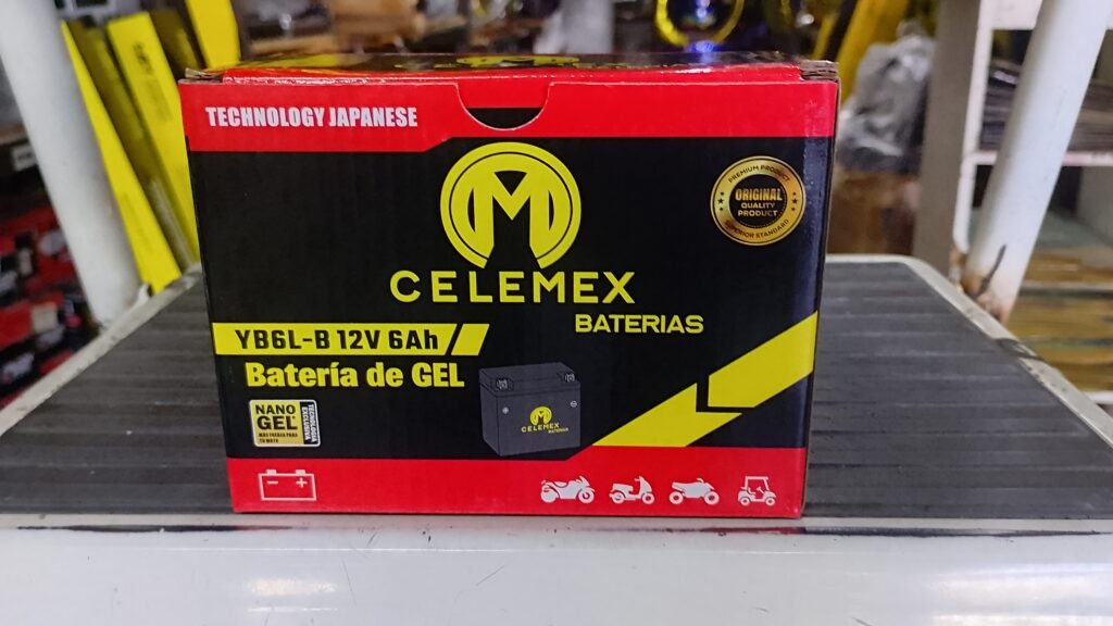 Bateria De GEL Mod. YB6L-B 12V 6Ah