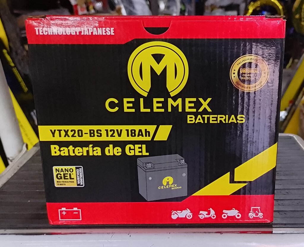 Bateria Motocicleta Mod. YTX20-BS 12v 18Ah