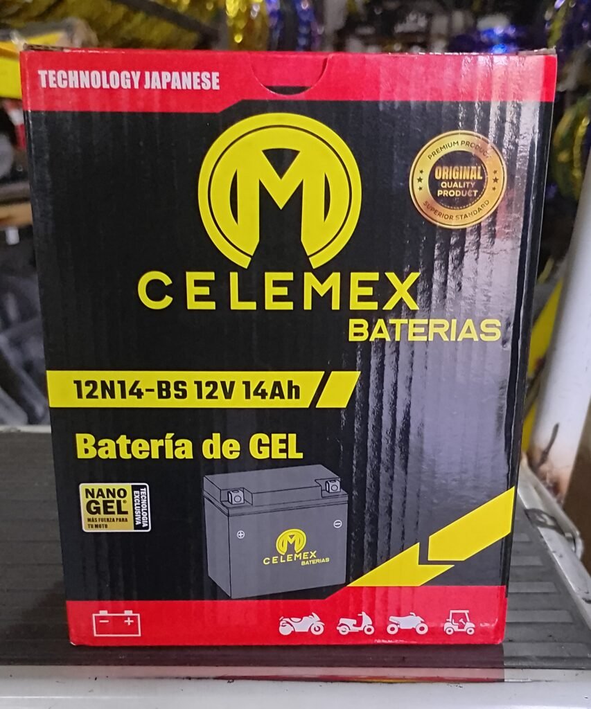 Bateria De GEL 12N14-BS 12v 14Ah