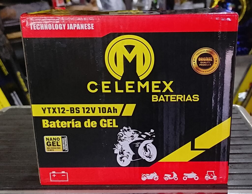 Bateria De GEL YTX12-BS 12v 10Ah