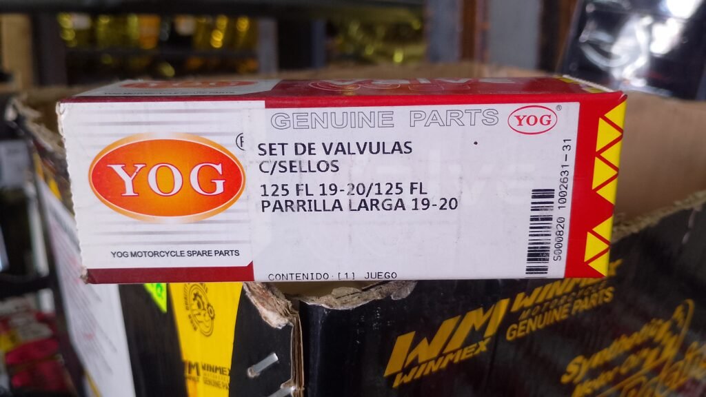 Set De Valculas Con Sellos Para Motocicleta 125FL