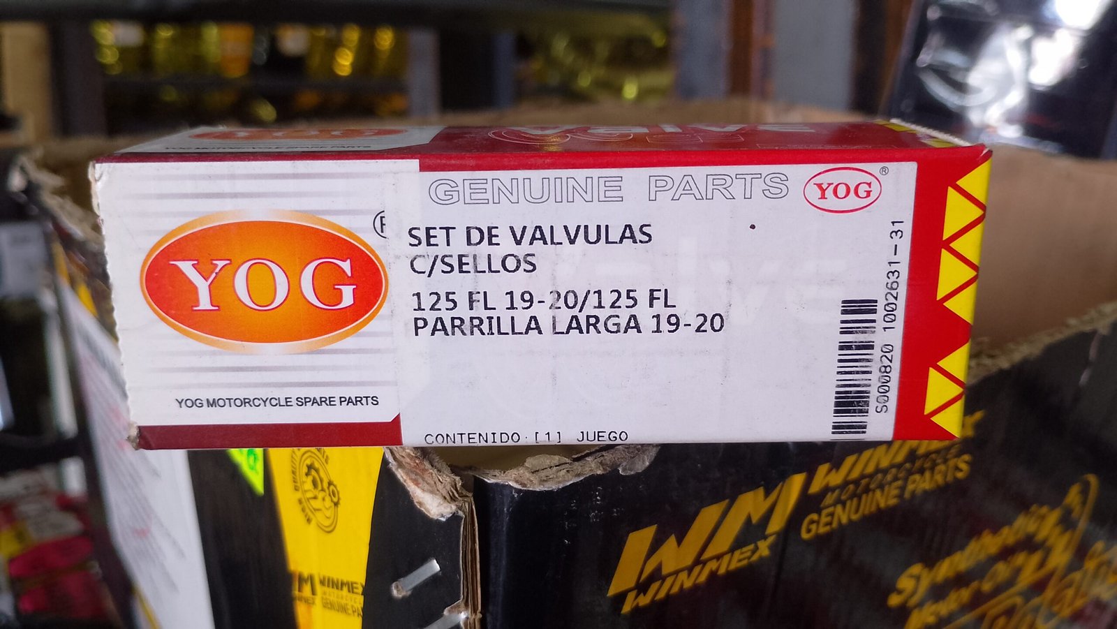 Set De Valculas Con Sellos Para Motocicleta 125FL