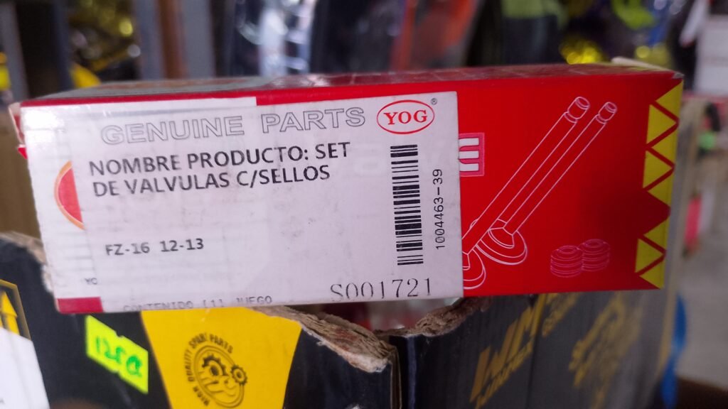 Set De Valvulas Con Sellos Para Motocicleta Yamaha FZ-16