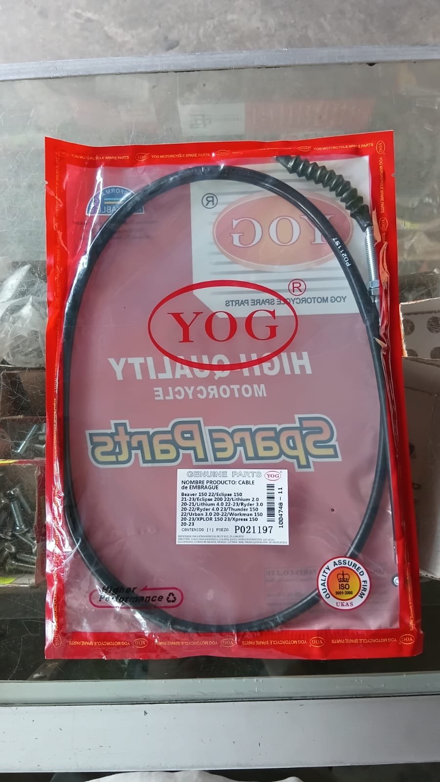 Cable De Embrague Beaver 150/Eclipse 200/Lithium/Ryder/Thunder/Urban/Workman